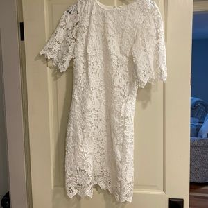 Lulu’s & Loverichie Lace White Dress